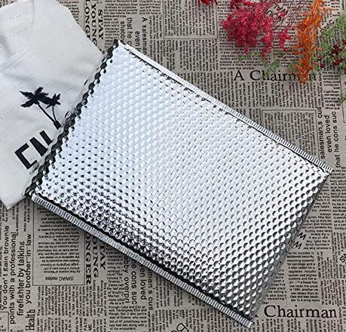 ProLine Metallic Silver Bubble Padded Shipping Mailers 10.5x16 Inch - 200 Self Seal Padded Envelopes for Ecommerce, Documents & Gift Packaging - Durable Protection for Online Sellers, Office Use & Small Business Shipping