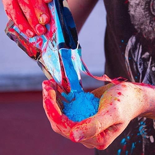 Vibrant Holi Gulal Powder - 5 Pack (100g Each) | Non-Toxic, Eco-Friendly Festival Colors for Holi Celebrations & Color Runs | Perfect for Parties, Events & DIY Crafts