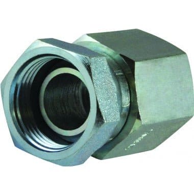 3/4 Inch Female Hose Swivel Connector - Brass Garden Hose Fitting for Outdoor Watering, Irrigation & Washing - Durable & Leak-Proof