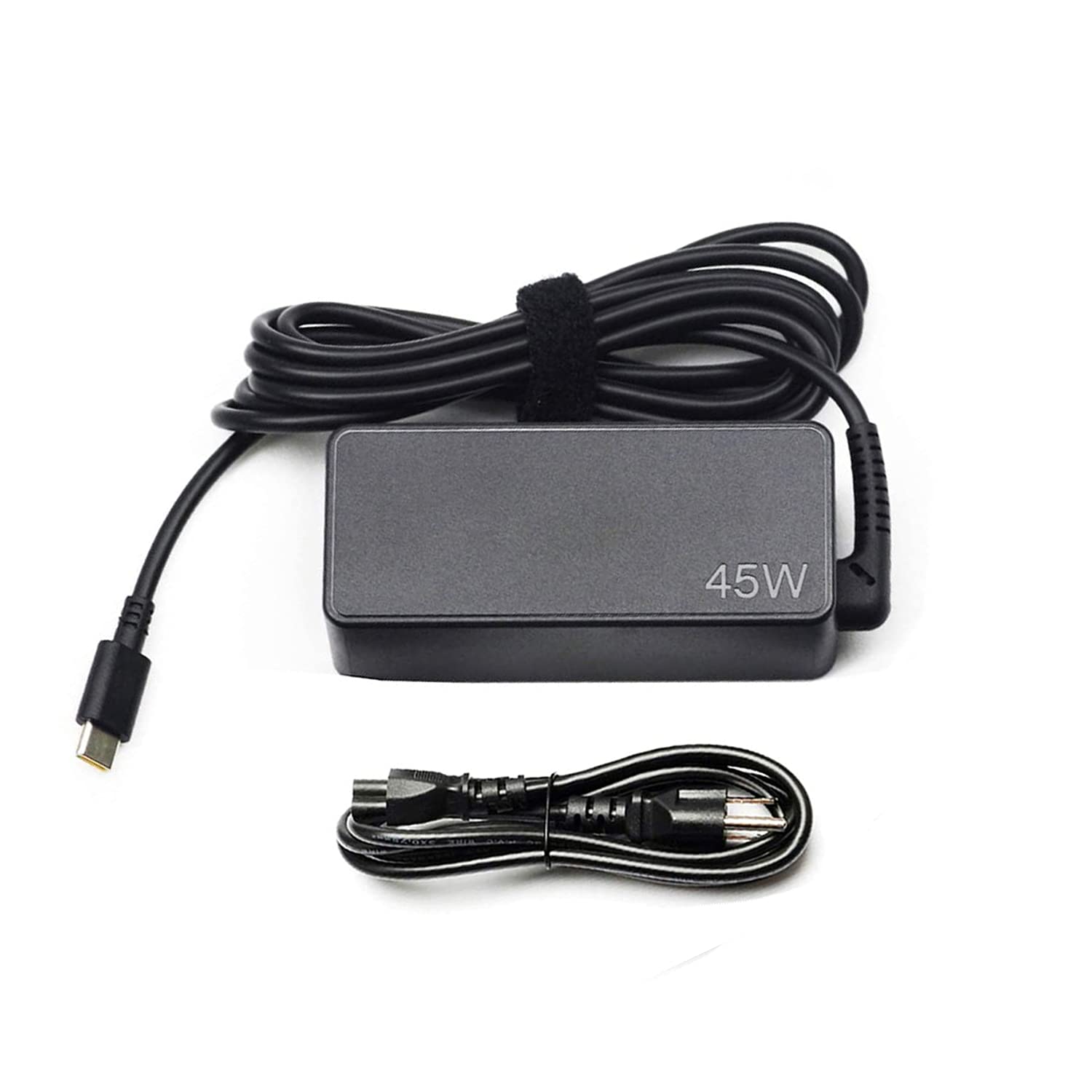 Vinpera 45W USB-C Laptop Charger for Lenovo Chromebook 100e/300e/500e/C330/C340/S340/Yoga S730/ThinkPad T480/T580 | Fast Charging AC Adapter Power Cord | Perfect for Home, Office & Travel Use
