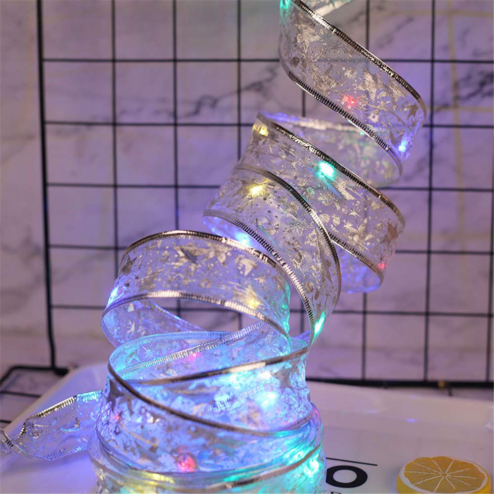Battery Operated LED Fairy Lights - 13FT Copper Wire String Lights for Bedroom, Dorm, Party, Wedding (White) | Indoor & Outdoor Decorative Hanging Lights for Girls Room, Garden, Patio, Christmas Tree