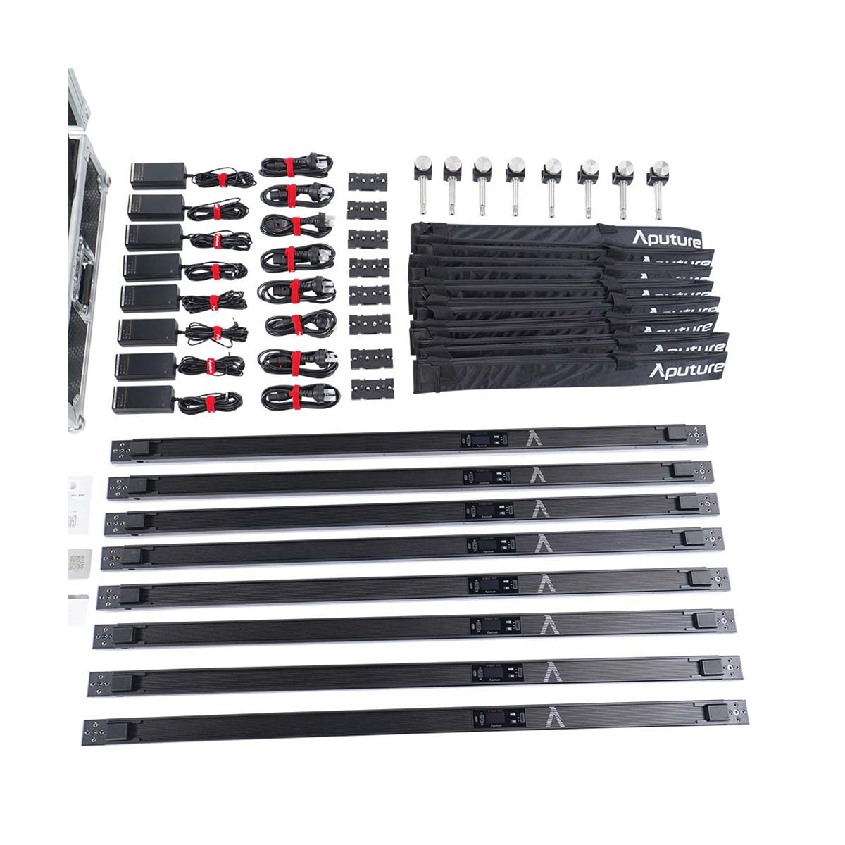 Aputure INFINIBAR PB12 4ft RGB LED Light Bar - Professional 8-Light Production Kit for Photography, Videography & Studio Lighting