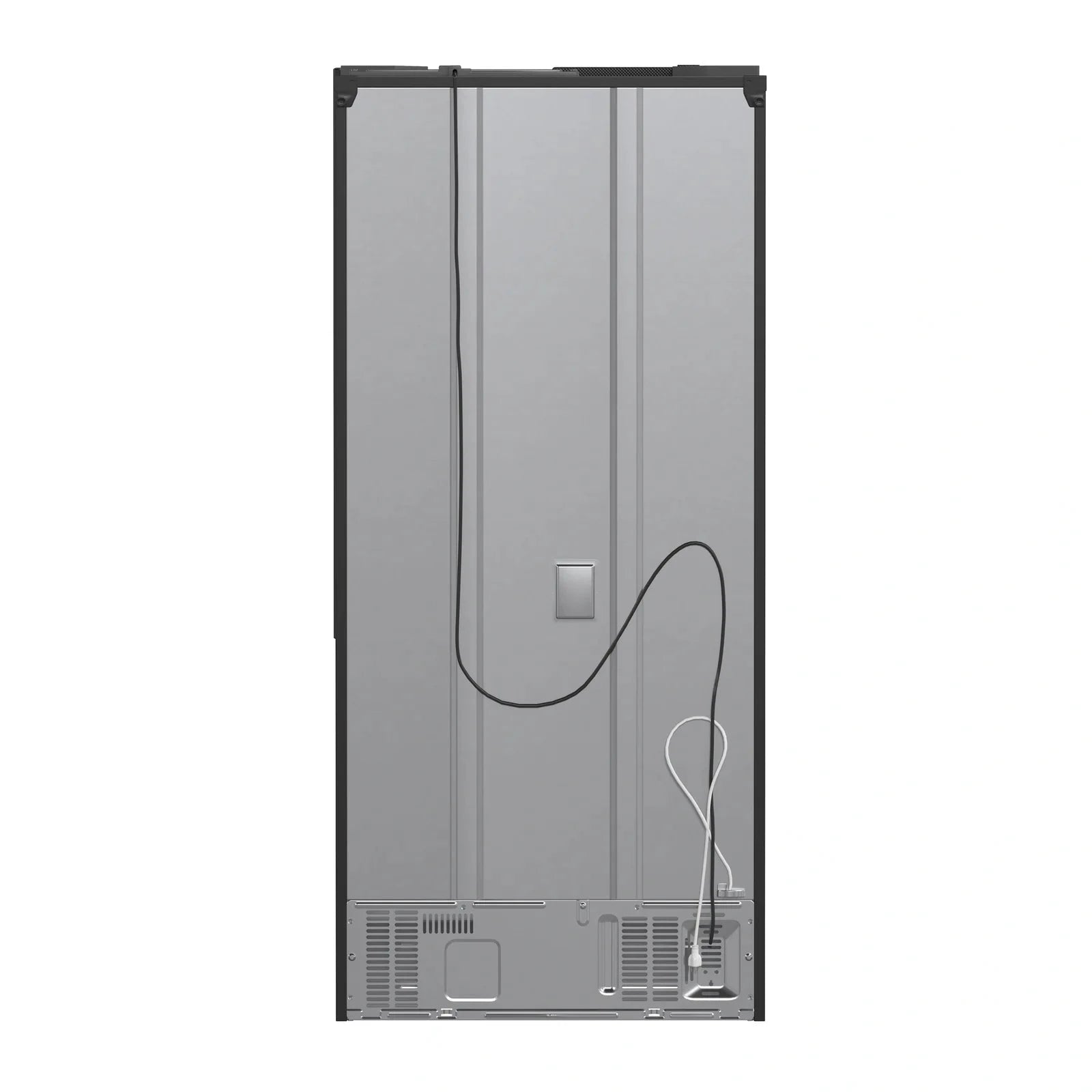 Forno Espresso Gallipoli 30-Door Refrigerator with Ice Maker - Black Finish & Antique Brass Handles (Model FFFFD1974 31BLK) - Perfect for Home Bars, Restaurants, and Commercial Kitchens