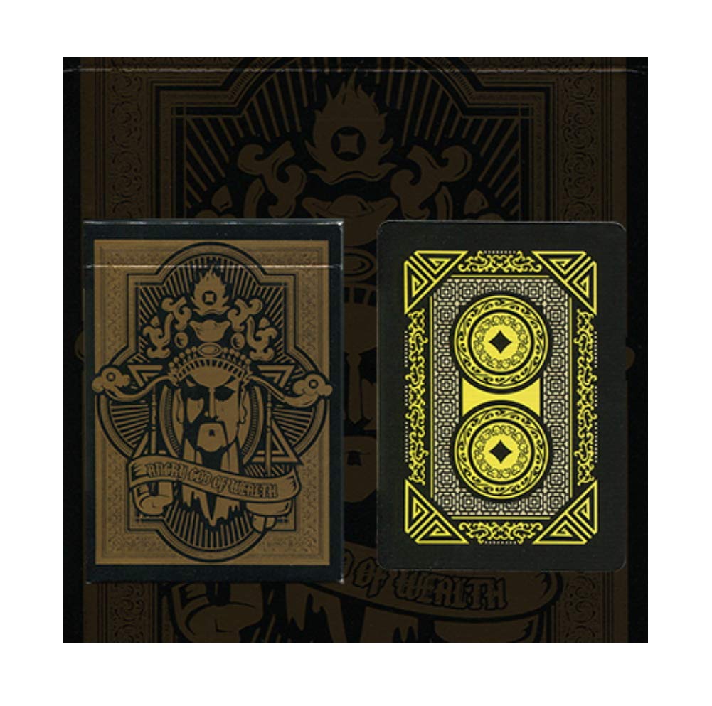 Angry God of Wealth Playing Cards - Unique Magic Trick Deck for Cardistry, Poker & Close-Up Magic | Perfect for Magicians, Card Enthusiasts & Party Performances