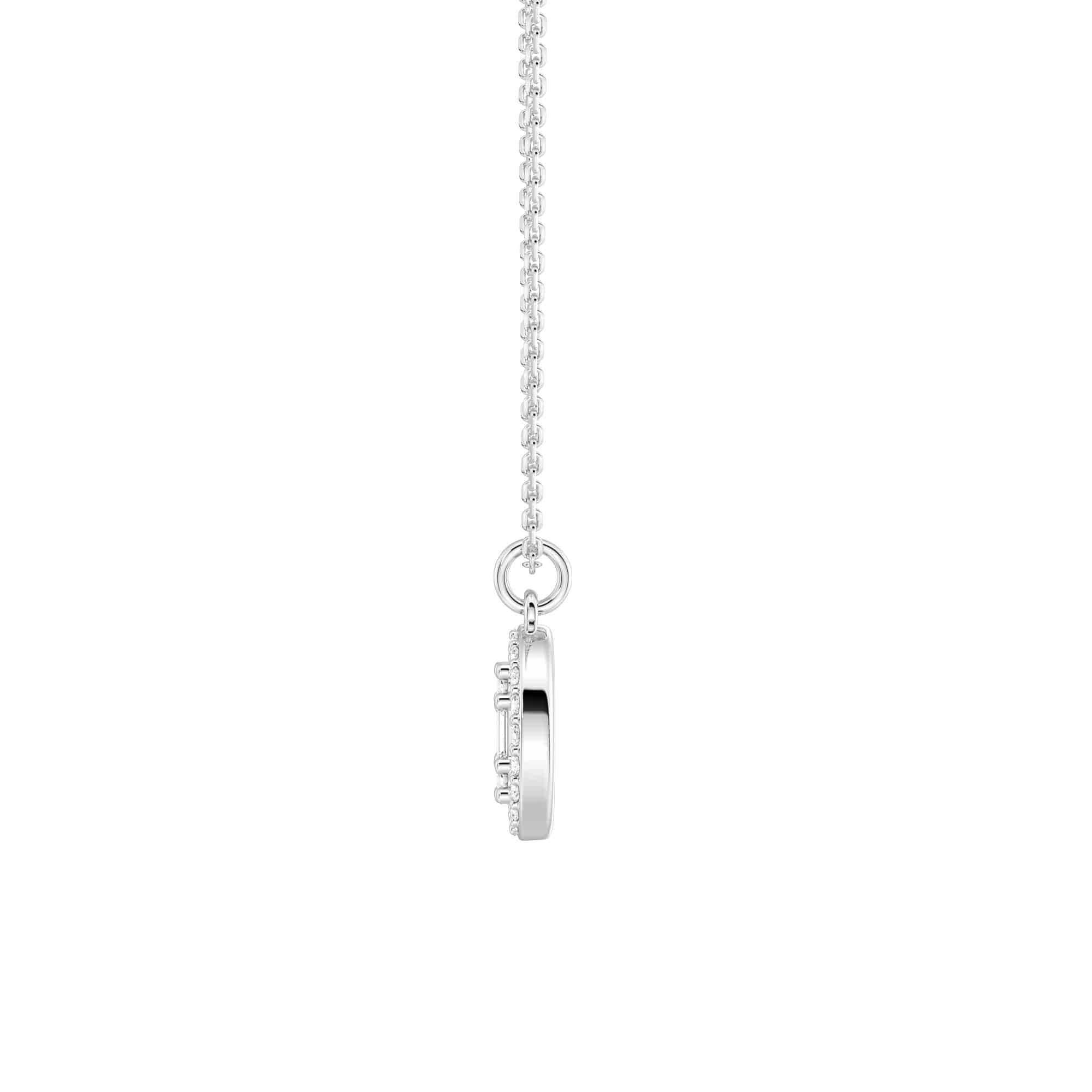 Infinity Halo Lab Grown Diamond Circle Cluster Necklace | 14K Gold Pendant | Ethical & Sustainable Jewelry | Perfect for Anniversaries, Weddings & Special Occasions