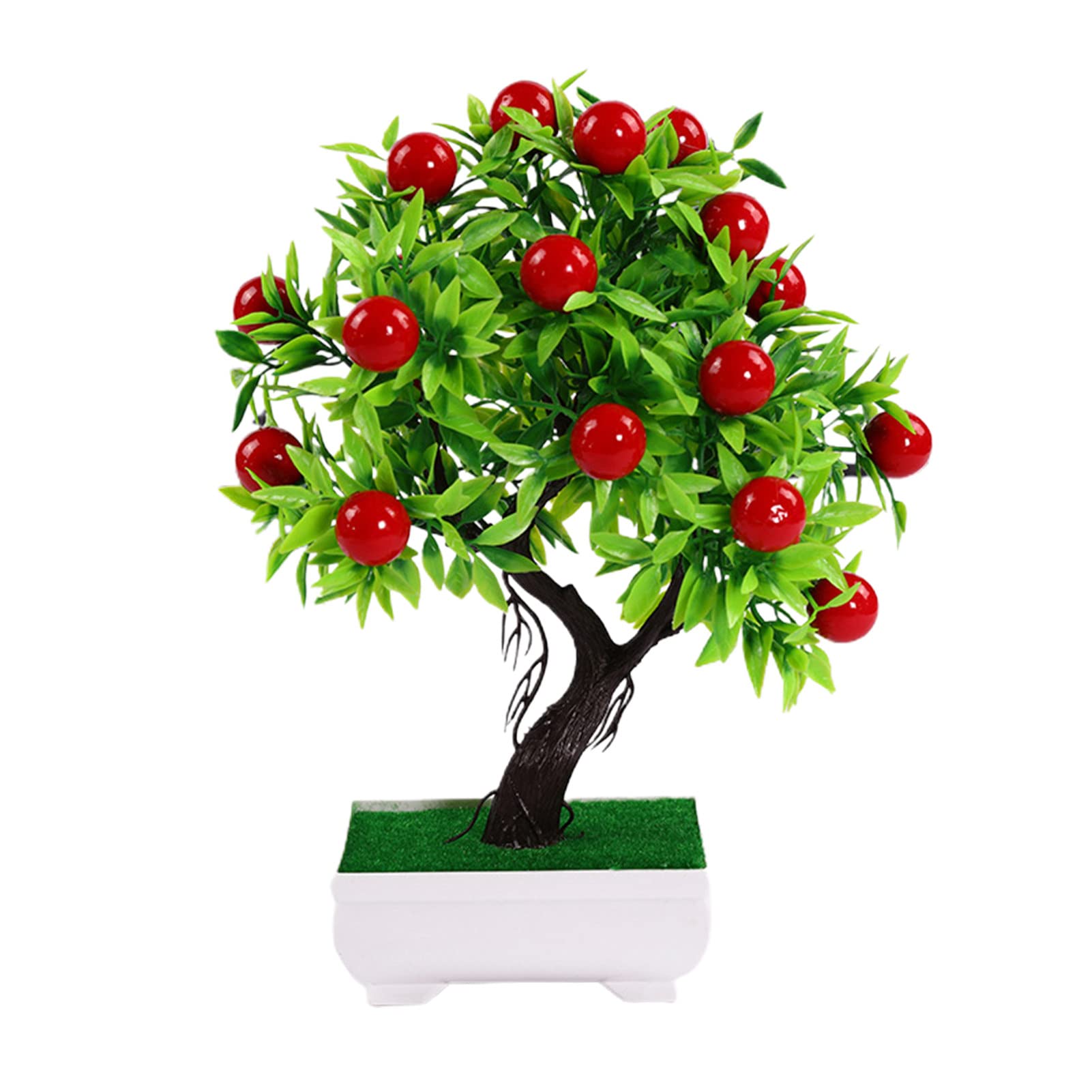 1Pc Realistic Artificial Potted Plant - No Watering Fake Flowers with Clear Plastic Texture for Wedding Centerpieces, Home & Office Decor - Perfect for Table Decorations, Gift Giving and Event Styling