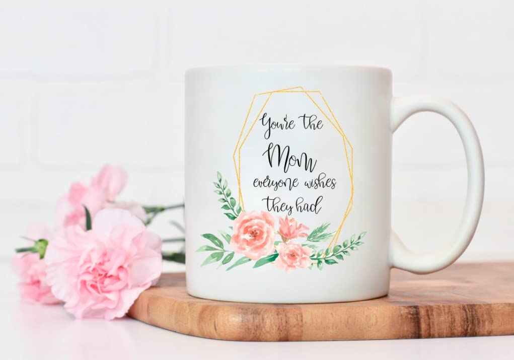 You're The Best Mom Ever - Heartwarming Coffee Mug for Mother's Day, Birthday Gifts from Daughter or Son | Cute Tea Cup for Women, Funny Novelty Present | Perfect for Morning Coffee, Office Use & Special Occasions