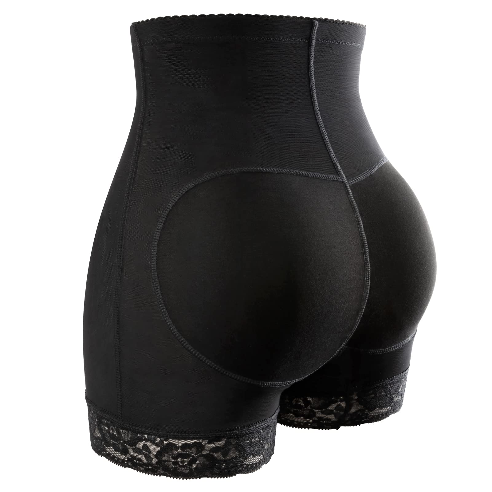 Vaslanda Women's Butt Lifter Padded Panties - Lace Hip Enhancer Underwear, Seamless Booty Shorts for Shapewear & Everyday Wear - Perfect for Dresses, Jeans & Special Occasions