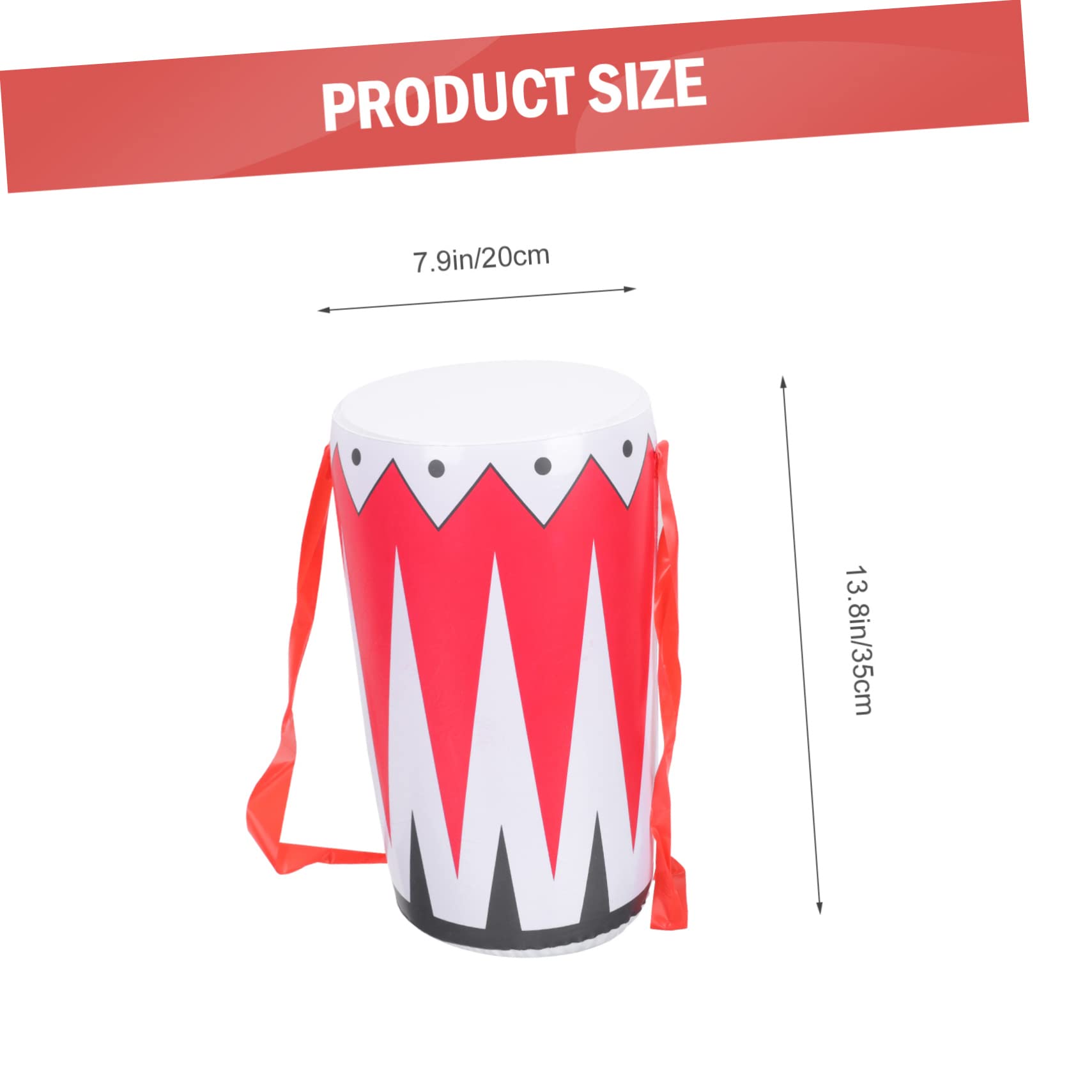 UPKOCH 6-Piece Inflatable Drum Set - Musical Instruments & Makeup Bag Toys for Kids, African-Themed Fantasy Drums - Perfect for Birthday Parties, Classroom Activities & Pretend Play