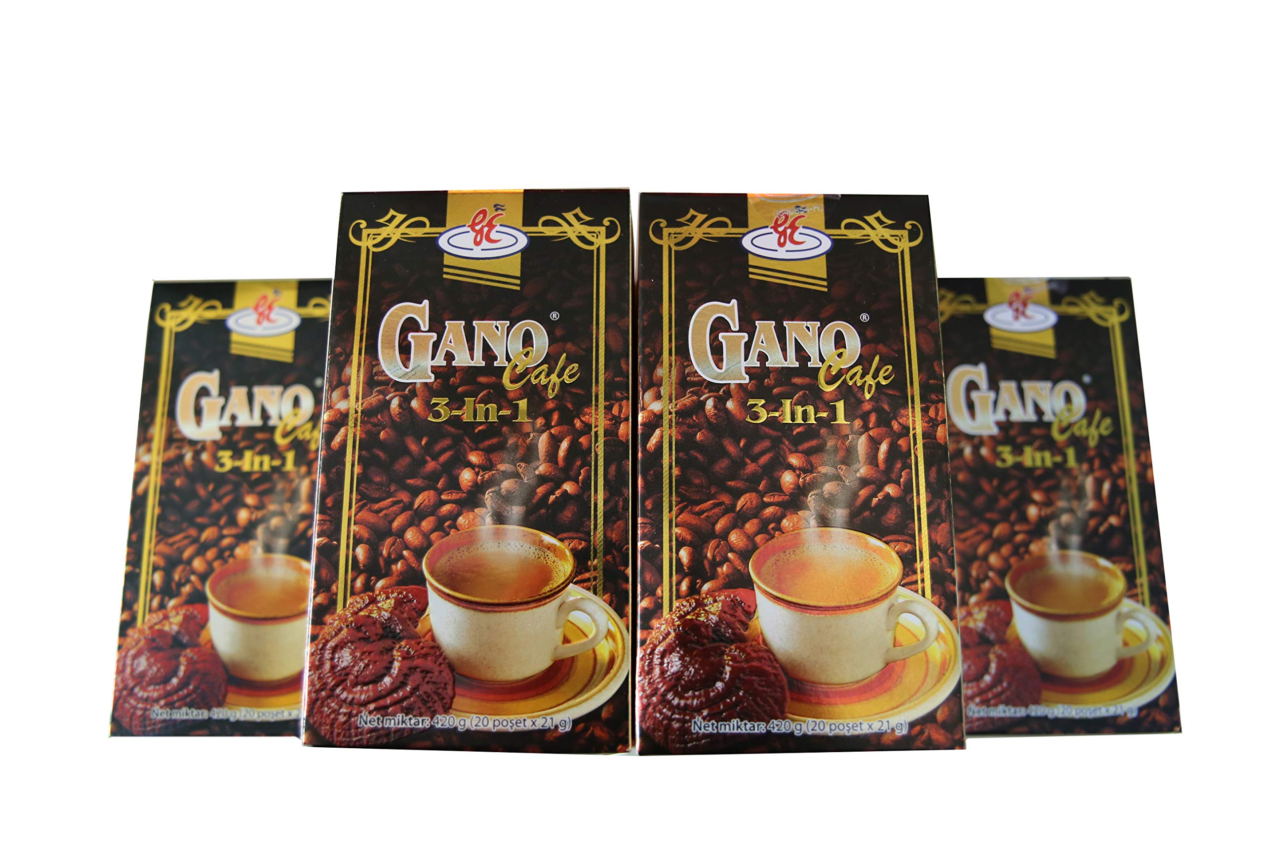 Premium GanoCafe 3-in-1 Ganoderma Coffee - 6 Boxes by GANO EXCEL INTERNATIONAL | Organic Mushroom Coffee Blend for Energy Boost & Wellness | Perfect for Morning Routine, Office Work & Healthy Lifestyle