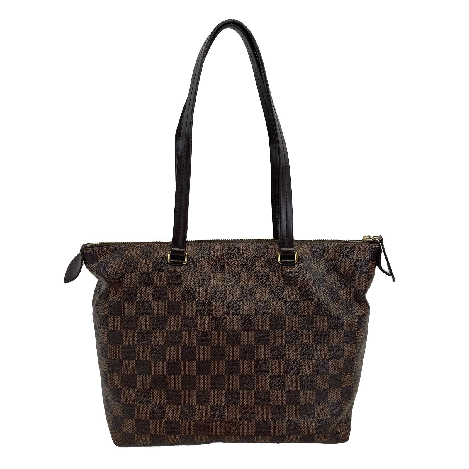 Louis Vuitton Lena PM Tote Bag in Damier Ebene Brown - Lock & Key Included | Stylish Designer Handbag for Work, Travel & Everyday Use
