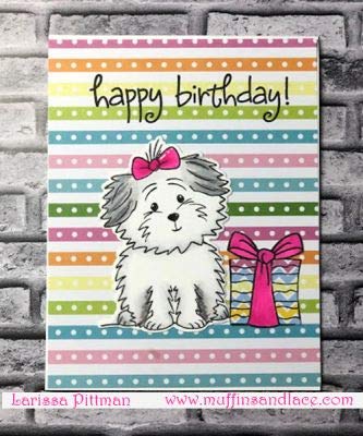 Birthday Sentiment Stamps for Card Making & Scrapbooking - Birthday Dog & Cookie Designs by The Stamps of Life - Perfect for DIY Greeting Cards, Invitations & Memory Albums