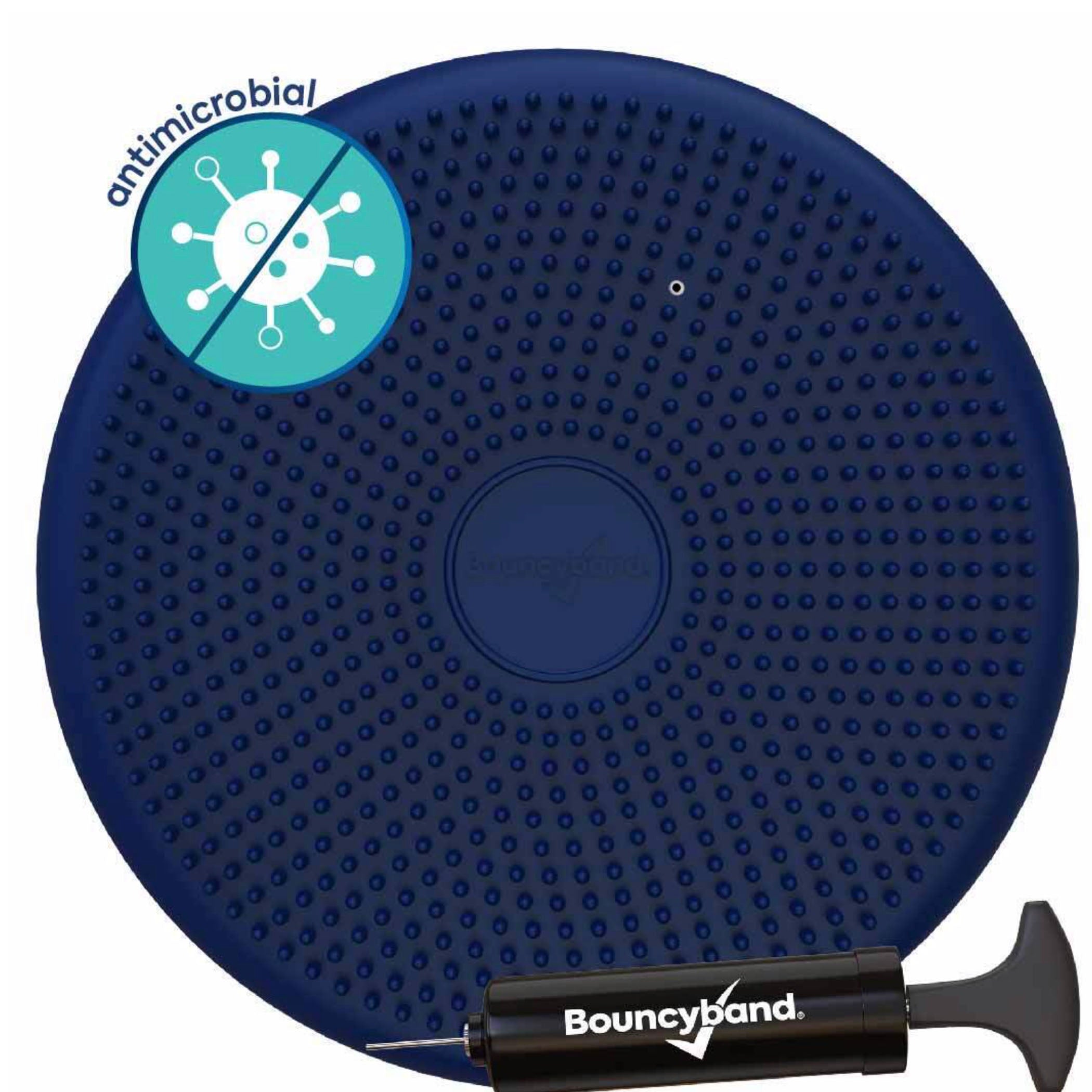 Bouncyband® Little Wiggle Antimicrobial Seat Cushion - Blue 10.75