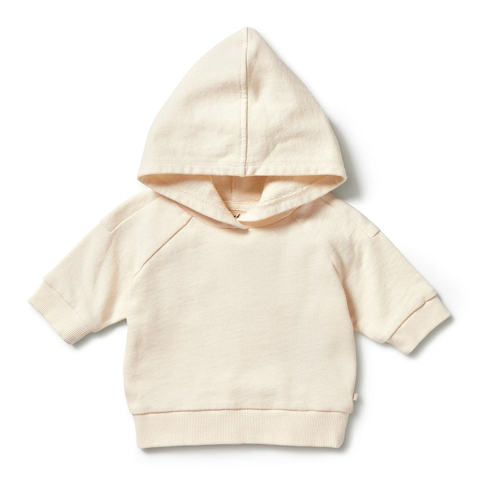Organic Terry Hooded Sweatshirt for Men & Women - Soft Cotton Pullover Hoodie for Casual Wear, Gym, and Outdoor Activities