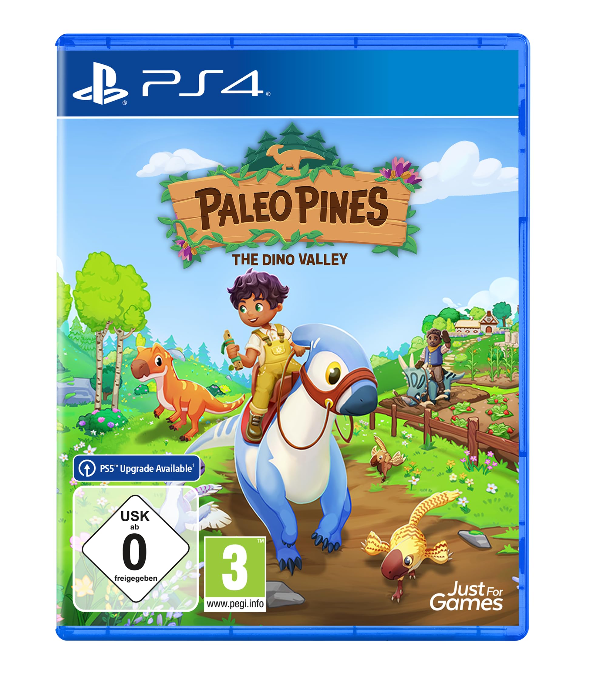 Paleo Pines - Dinosaur Farming Adventure Game for PS4 | Explore, Farm & Befriend Dinosaurs | Perfect for Family & Kids Gaming