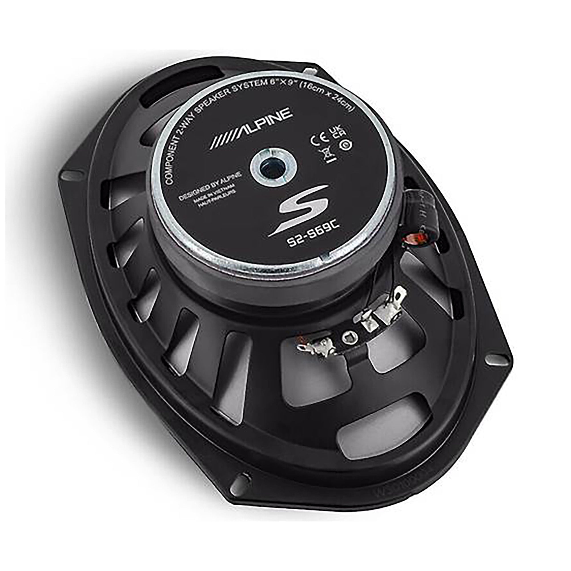 Alpine S2 S69C 6x9 Inch 2-Way High Resolution Car Speakers with Sound Damping Kit - Premium Audio Upgrade for Cars, Trucks & SUVs - Perfect for Road Trips, Commuting & Enhanced Music Experience