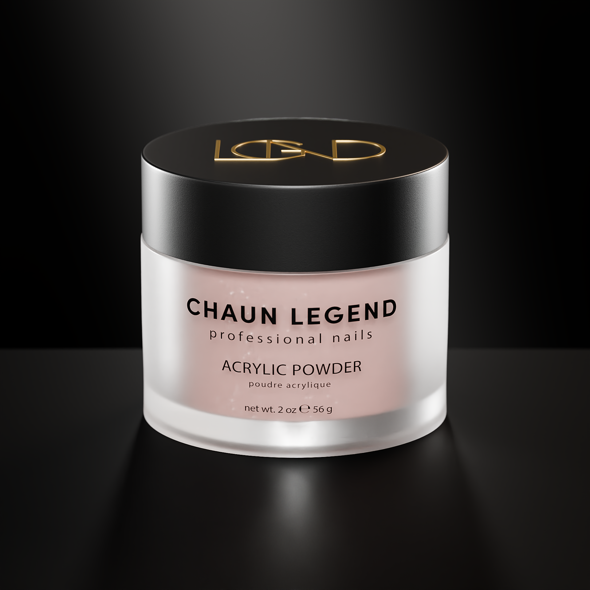 Chaun Legend Acrylic Powder 2oz - 120 Glitter Frosting Colors for Nail Art, DIY Manicure & Professional Salon Use | Long-Lasting Nail Enhancement for Gel, Dip & Acrylic Nails