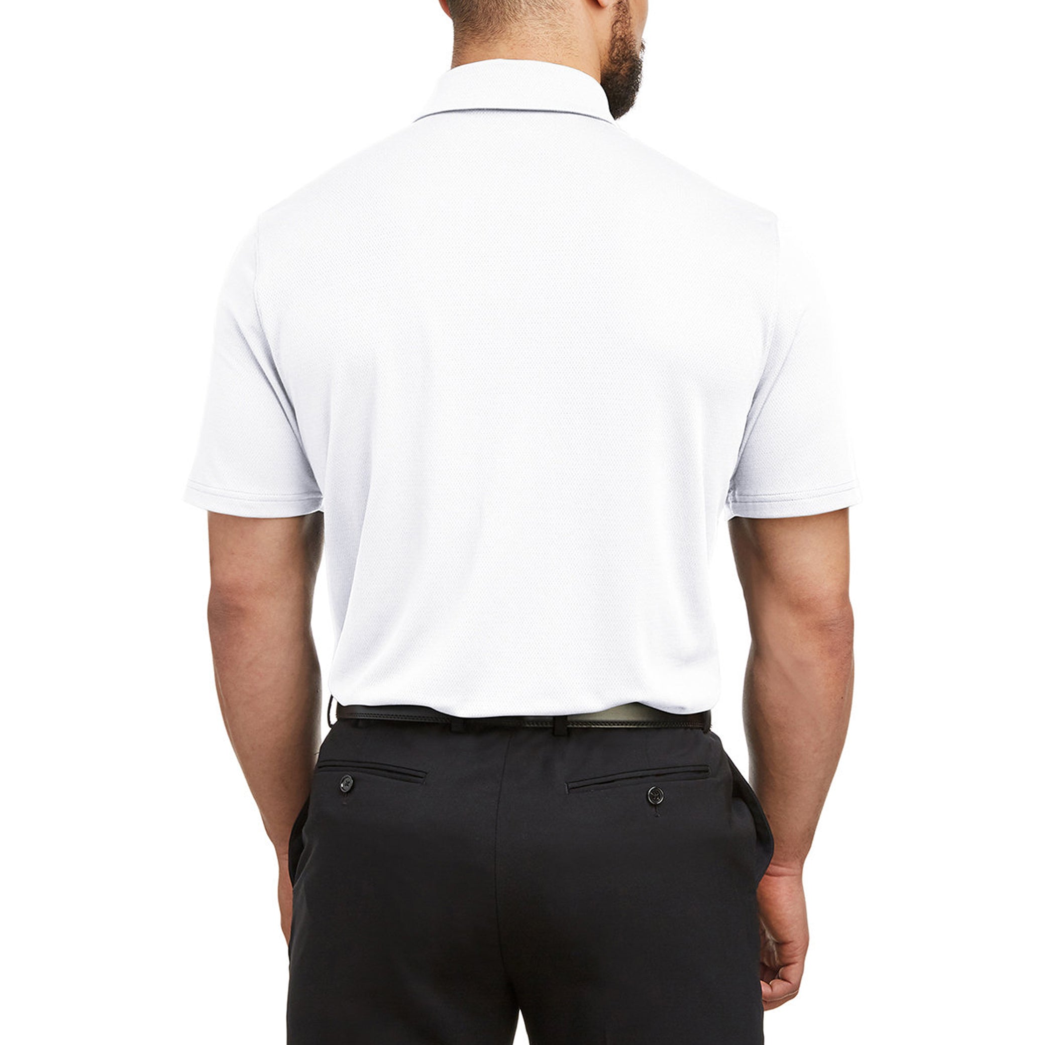 Georgetown Prep Tech Polo Shirt for Men - Moisture-Wicking, Breathable Performance Fabric - Perfect for Golf, Tennis & Casual Wear