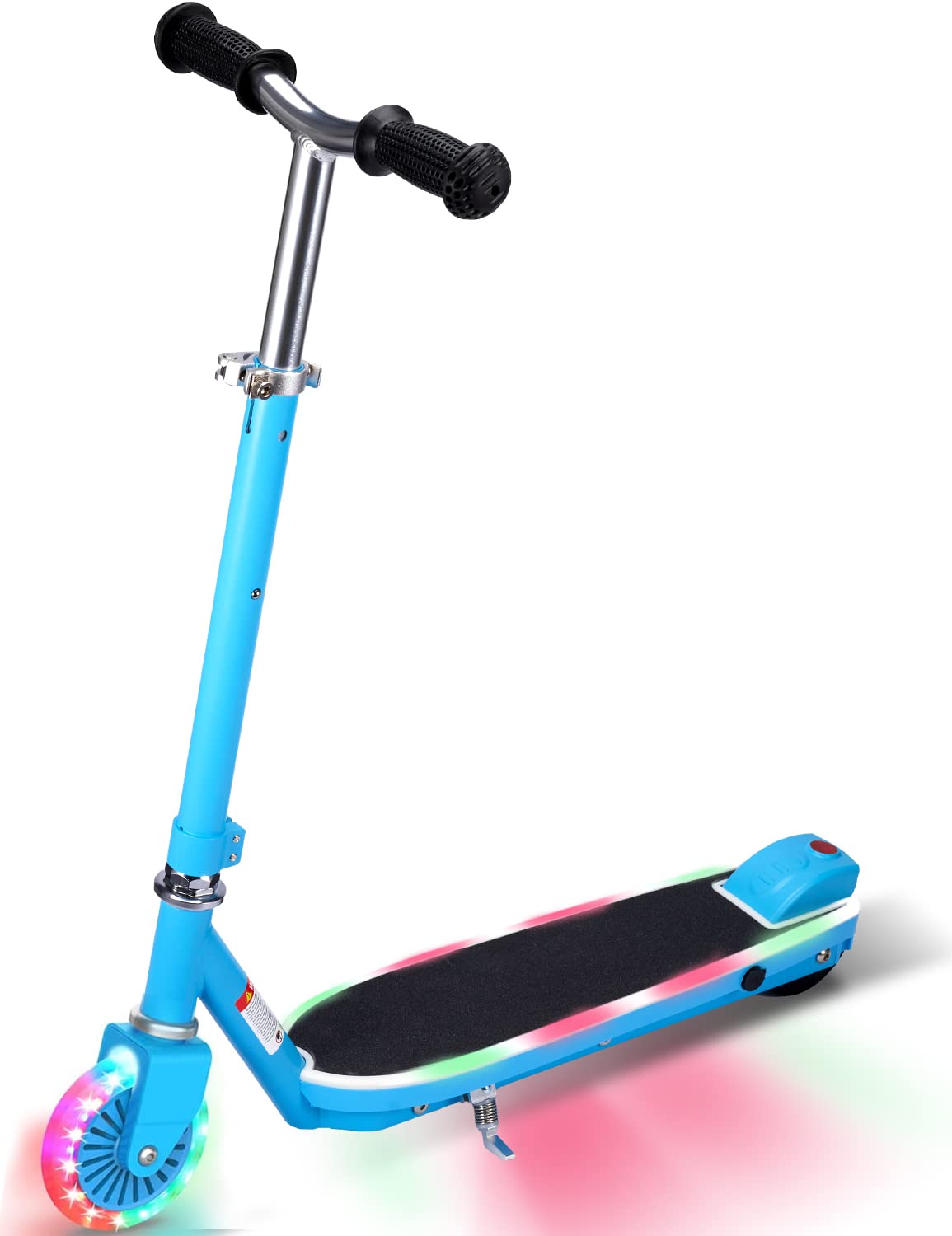 Best Kids Electric Scooter with LED Lights - Adjustable Height, 4.5 mph Speed & 5 Mile Range - for Boys & Girls Ages 4-8 (Max 110lbs) - Perfect for Neighborhood Rides, Park Adventures & Commuting to School