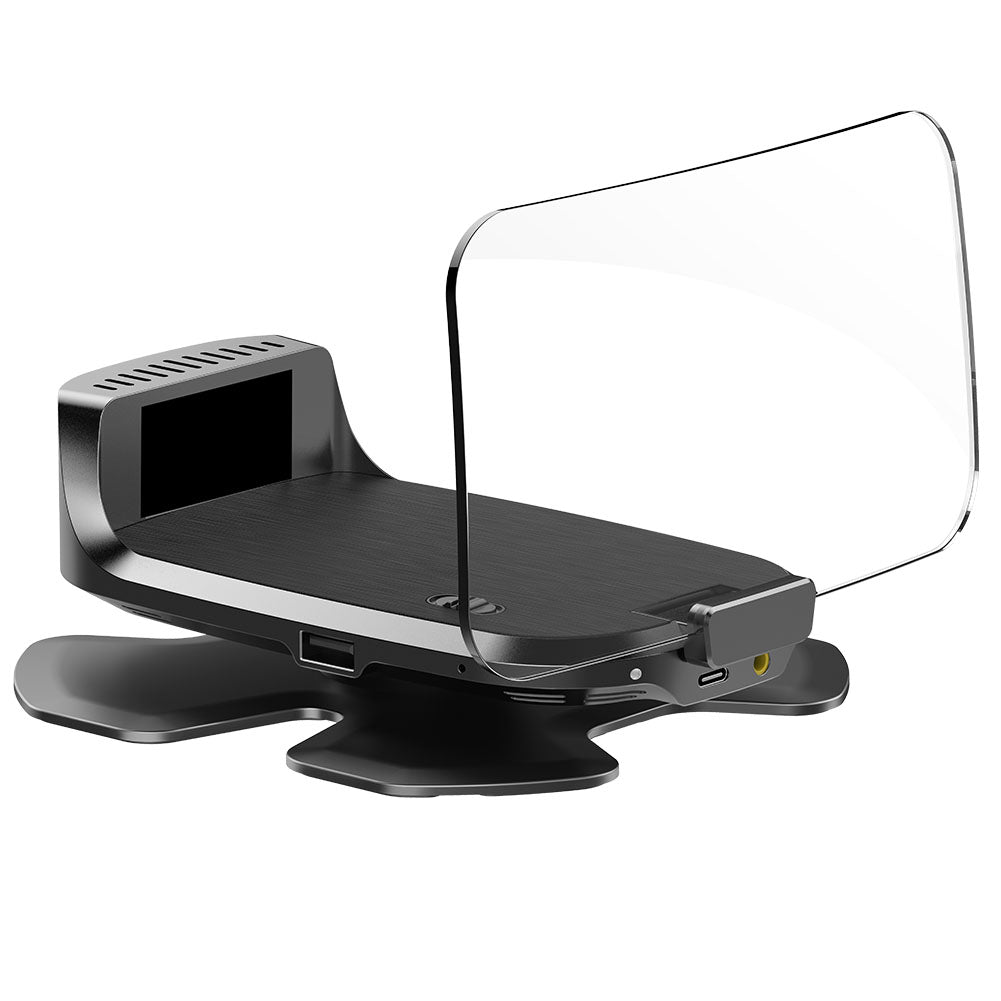 BOYO VTHUDpro Car Head Up Display - Plug & Play HUD for iOS CarPlay & Android Auto - Compatible with Cars, Trucks, Vans - Perfect for Night Driving & Navigation