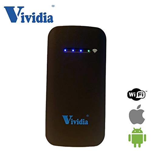 Vividia Ablescope VA-W03A WiFi Box - USB to WiFi Converter for iPhone & iPad - Wireless Adapter for USB Digital Borescopes & Microscopes - Perfect for Home Inspection, Automotive Repair & Industrial Maintenance