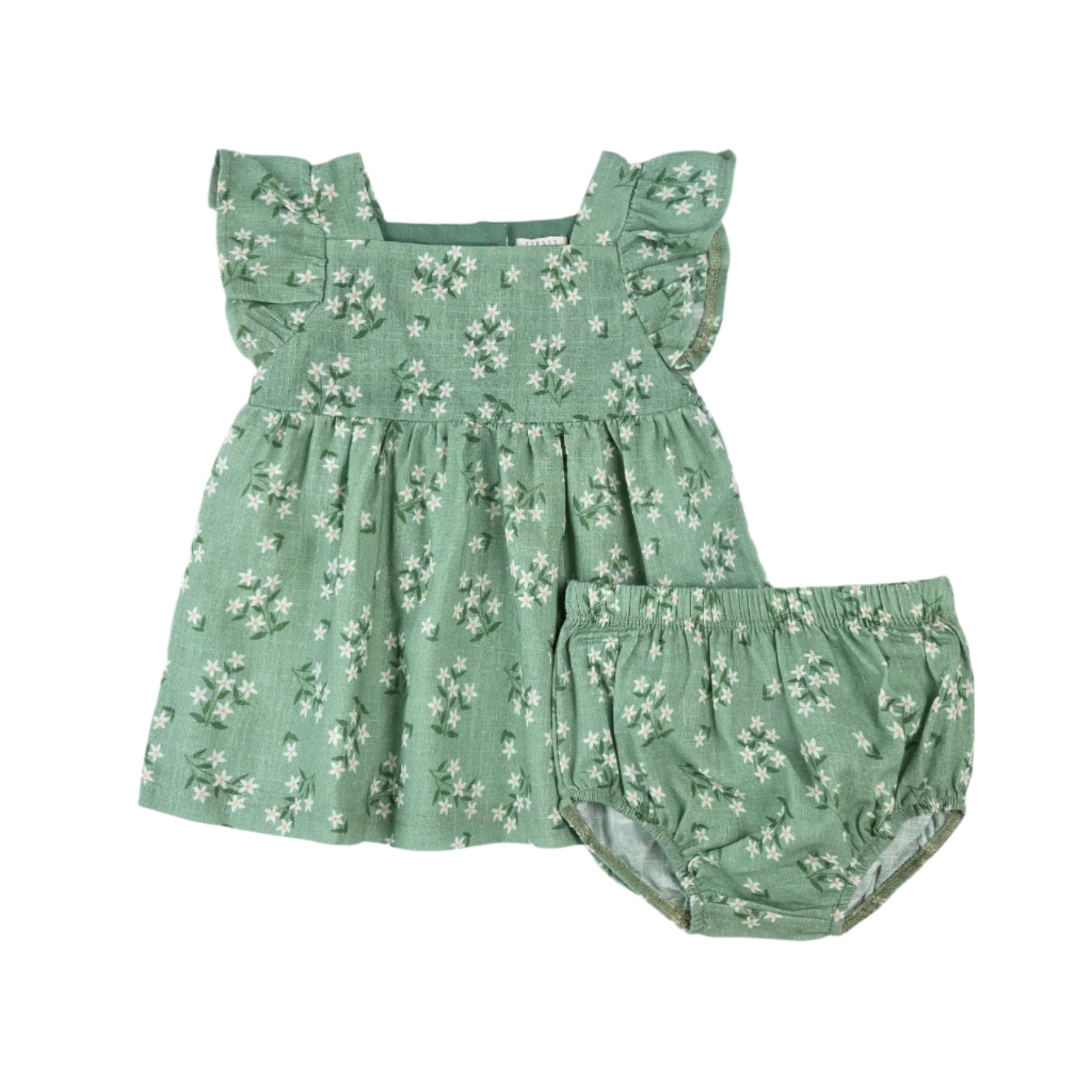 Exotic Flowers Laurel Cross Hatch Dress Set - Elegant Floral Print Women's Dress for Parties, Weddings & Special Occasions