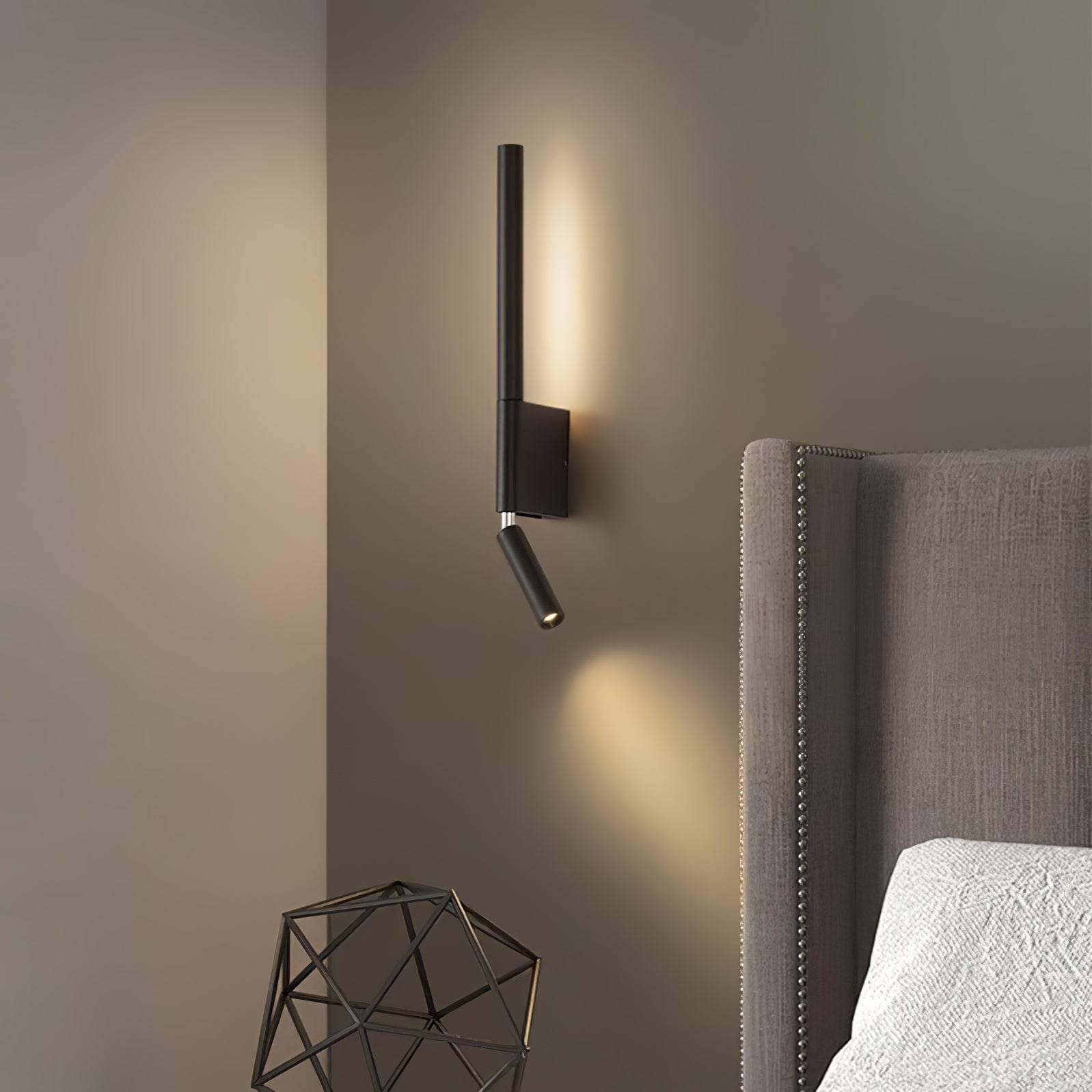 Modern Canut LED Wall Light - Energy Efficient Indoor/Outdoor Wall Sconce - Perfect for Bedroom, Living Room, Patio & Hallway Lighting