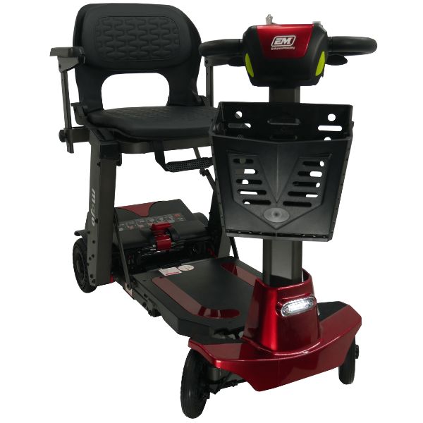 MOJO Automatic Folding Scooter - Lightweight & Portable Mobility Scooter for Adults & Seniors - Perfect for Travel, Shopping & Outdoor Adventures