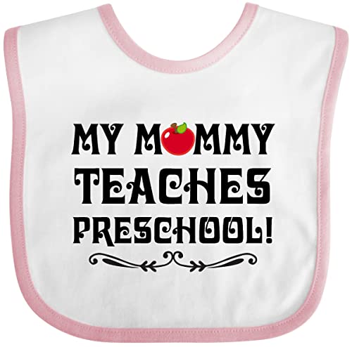 Inktastic Preschool Teacher Mommy Baby Bib - Perfect for Daycare & Mealtime