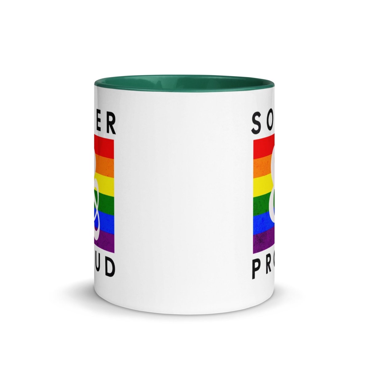 Sober & Proud Rainbow Reflection Coffee Mug - Inspirational Motivational Gift for Recovery, Sobriety & AA Meetings - Perfect for Tea, Hot Chocolate & Morning Coffee