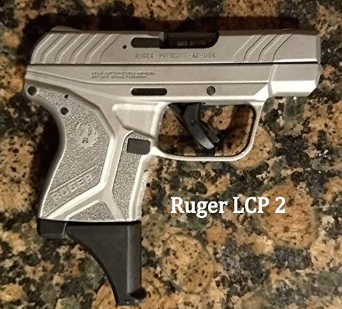 Pearce XL Extended Zeeshy Grip Extensions for Ruger LCP - 2 Sizes per Pack - Enhanced Comfort & Control for Concealed Carry