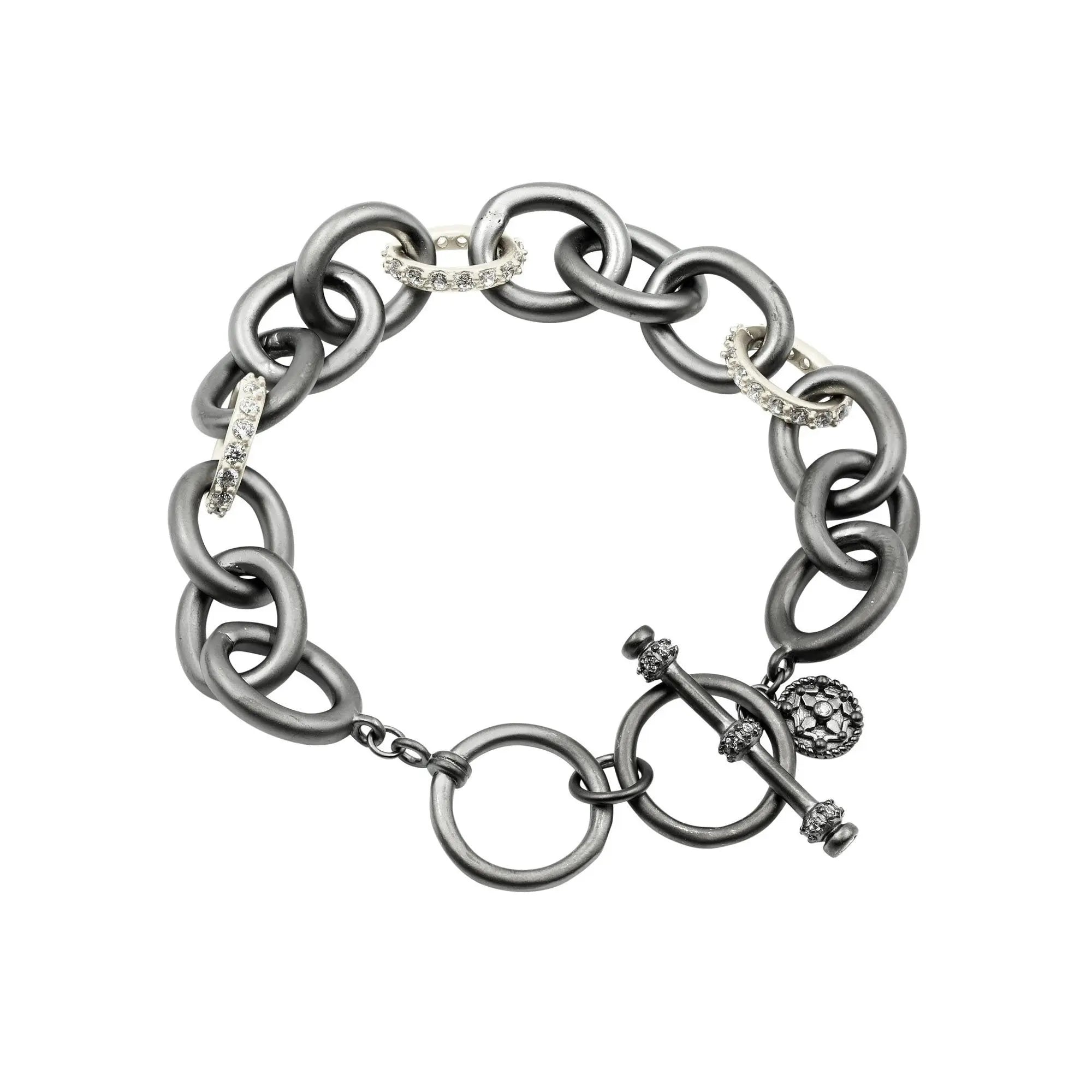 Signature Heavy Link Bracelet for Men - Stainless Steel Bold Chain Cuff Bracelet | Durable & Stylish Jewelry for Everyday Wear, Gifts & Special Occasions