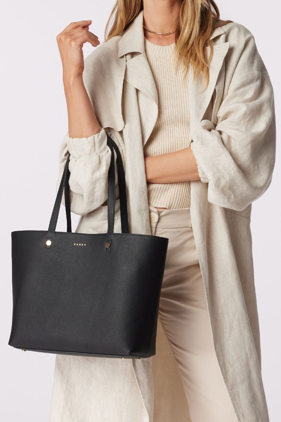 Tilbury Leather Shoulder Bag for Women - Black & Prussian Blue Crossbody Purse - Perfect for Work, Travel and Everyday Use