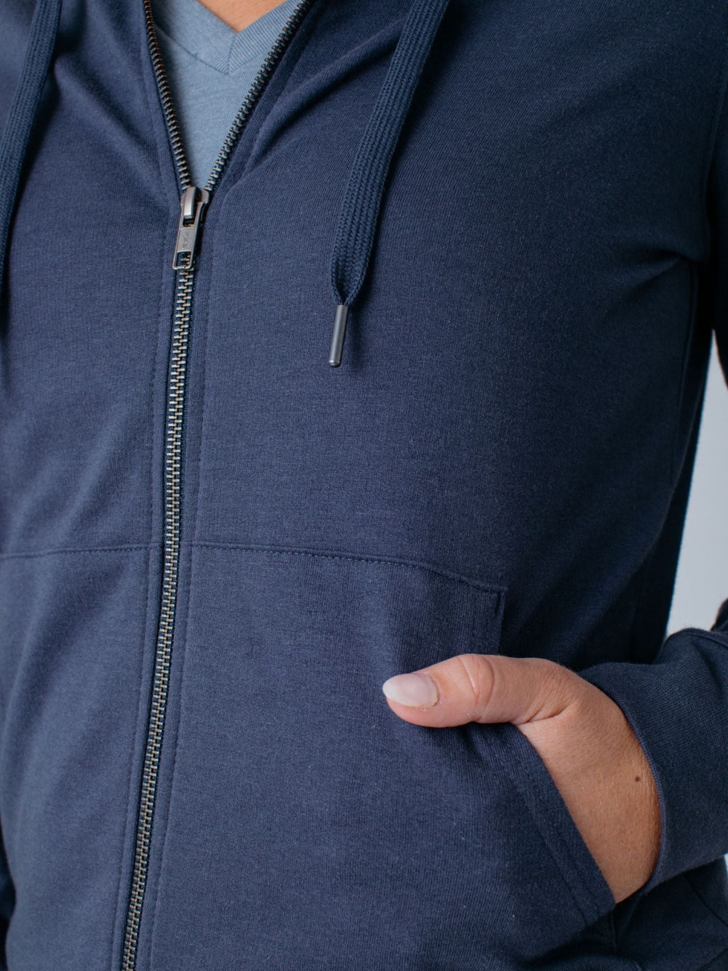 Women's Terry Zip Up Hoodie 2 Pack (Black + Odyssey Blue) - Soft Fleece Lined Sweatshirt for Casual Wear, Gym & Lounge