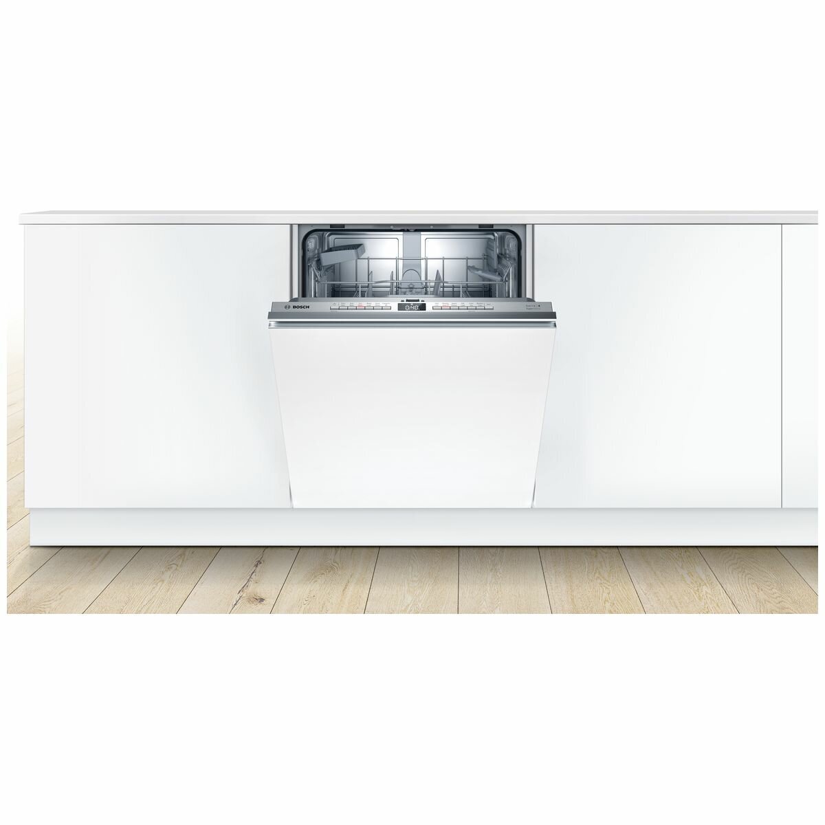 Bosch Serie 4 24-inch Fully Integrated Dishwasher SMV4HTX01A - Stainless Steel, Quiet 44 dB, 14 Place Settings - Perfect for Modern Kitchens & Open-Plan Living Spaces