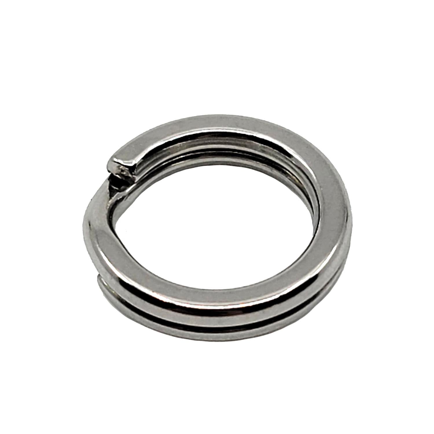 Nomad Design Stainless Steel Split Rings - Heavy Duty Key Rings for Keys, Lanyards & Outdoor Gear | Durable Metal Keychain Accessories for Home, Office, Camping & Travel