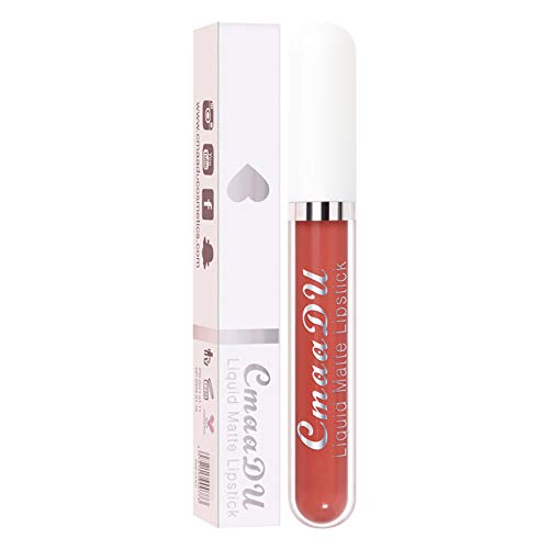HXS Matte Liquid Lipstick Set - Velvet, Waterproof, Long Lasting Lip Gloss - Smooth Soft Nude Shades for Women | Perfect for Everyday Wear, Date Night & Special Occasions