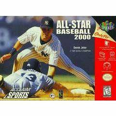 All Star Baseball 2000 - Nintendo 64 Game Cartridge (Loose) - Classic Sports Video Game for Retro Gaming & Collectors - Perfect for Nintendo 64 Game Nights & Vintage Gaming Collections