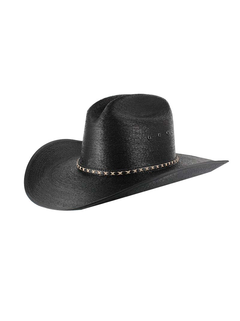 Resistol Jason Aldean Asphalt Cowboy Straw Hat - Black Western Hat for Men - Perfect for Outdoor, Country Music Festivals & Summer Wear