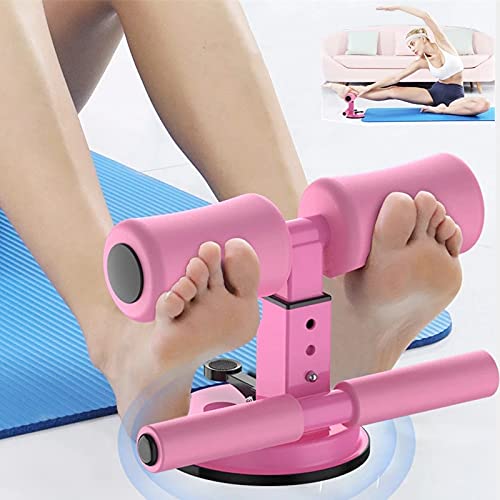 **ABS Trainer Sit Up Bar - Self-Suction Abdominal Strength Equipment for Home Gym, Core Workout & Muscle Training - Men & Women Weight Loss Fitness Tool (Black) - Perfect for Home, Office & Travel Workouts**