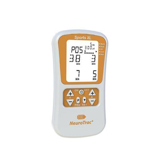 Neurotrac Sports XL Muscle Stimulator - 4 Channel EMS Device for Pain Relief & Muscle Recovery - Ideal for Athletes, Physical Therapy & Home Use