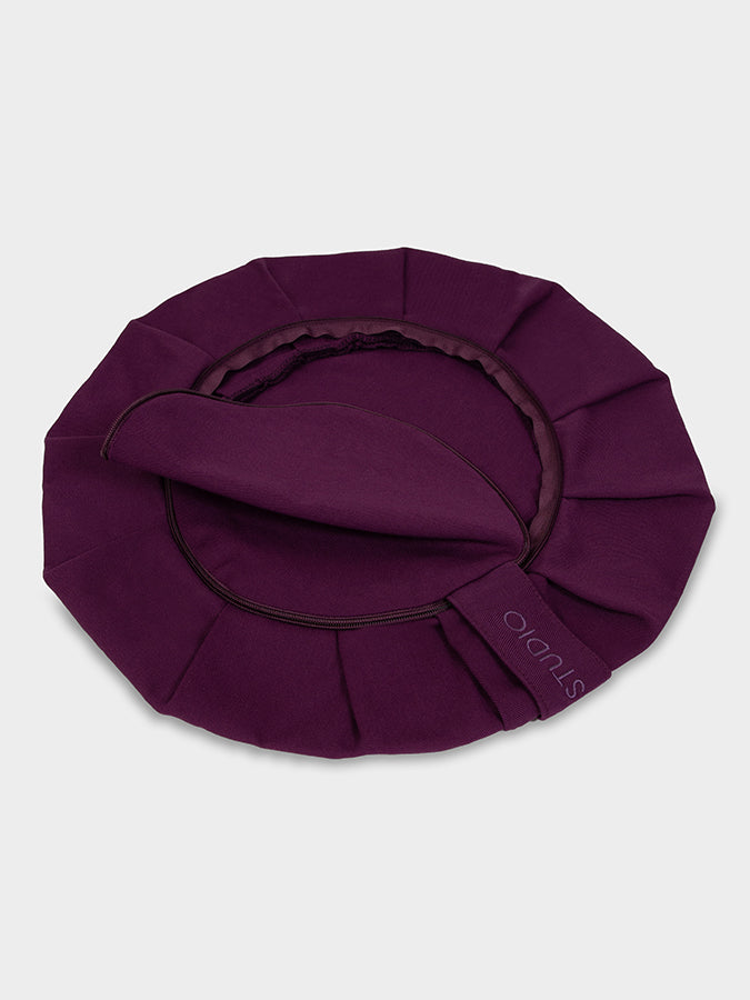 Premium Round Yoga Cushion Cover for Meditation & Home Studio - Soft & Washable EU-Size Bolster Case for Yoga, Zazen & Relaxation at Home