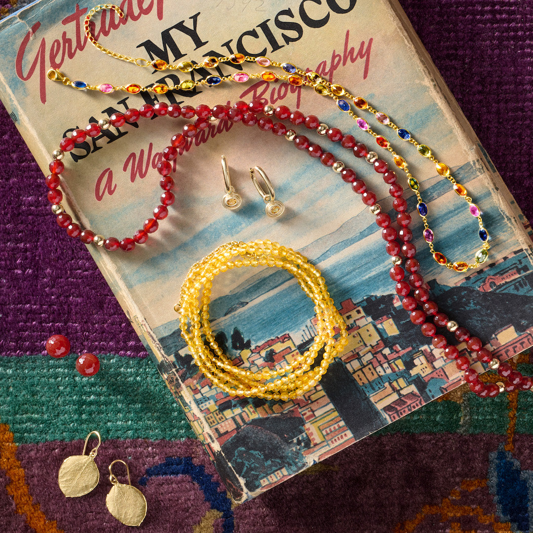 Faceted Carnelian & Gold Rope Necklace for Women - Elegant Boho Jewelry Gift for Birthday, Anniversary & Special Occasions