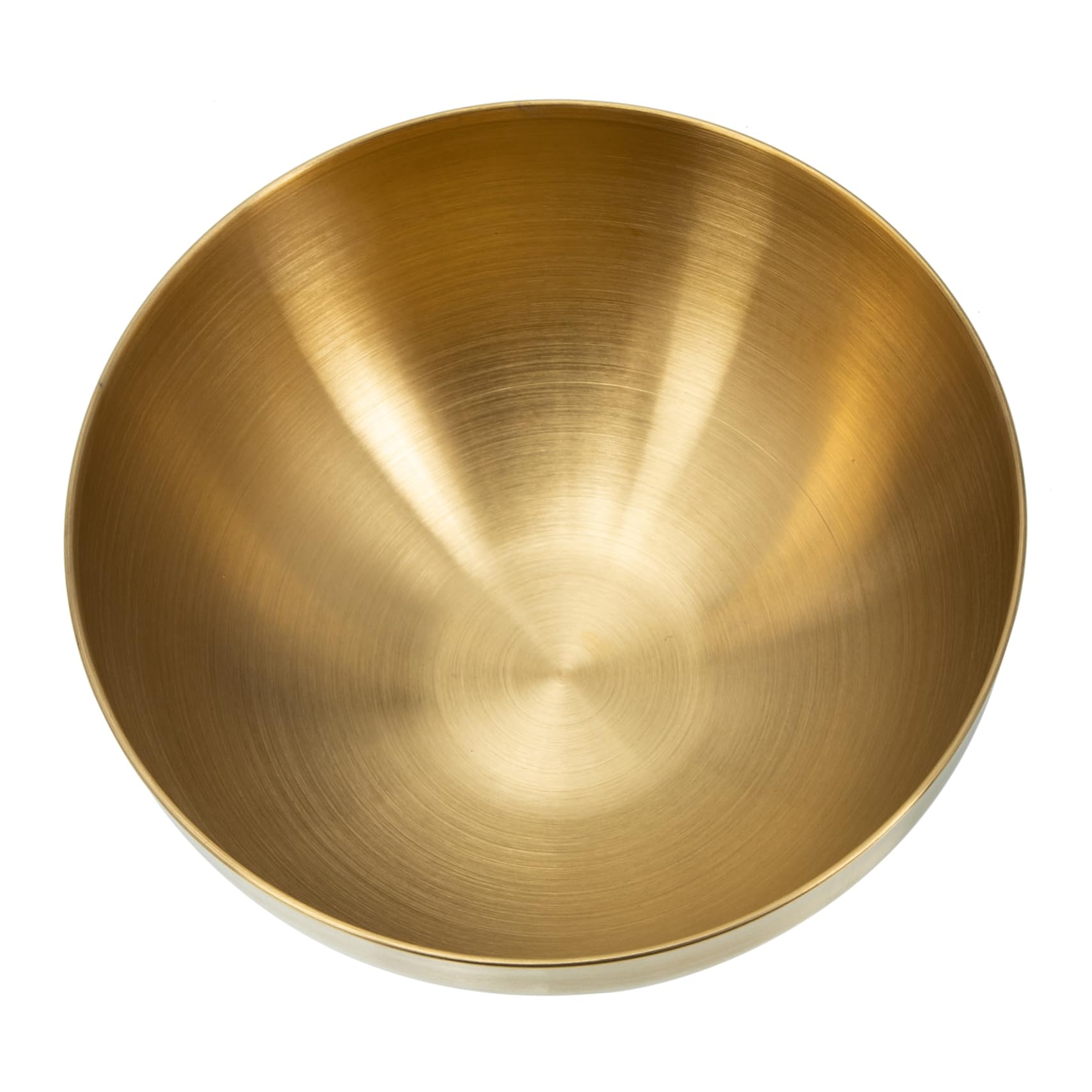 Stainless Steel Pasta Bowls - 6 Inch Large Capacity Rice, Soup, Cereal & Salad Bowls - Korean Ramen & Noodle Bowls - Gold Kitchen Food Containers - Perfect for Home Dining, Restaurants & Meal Prep