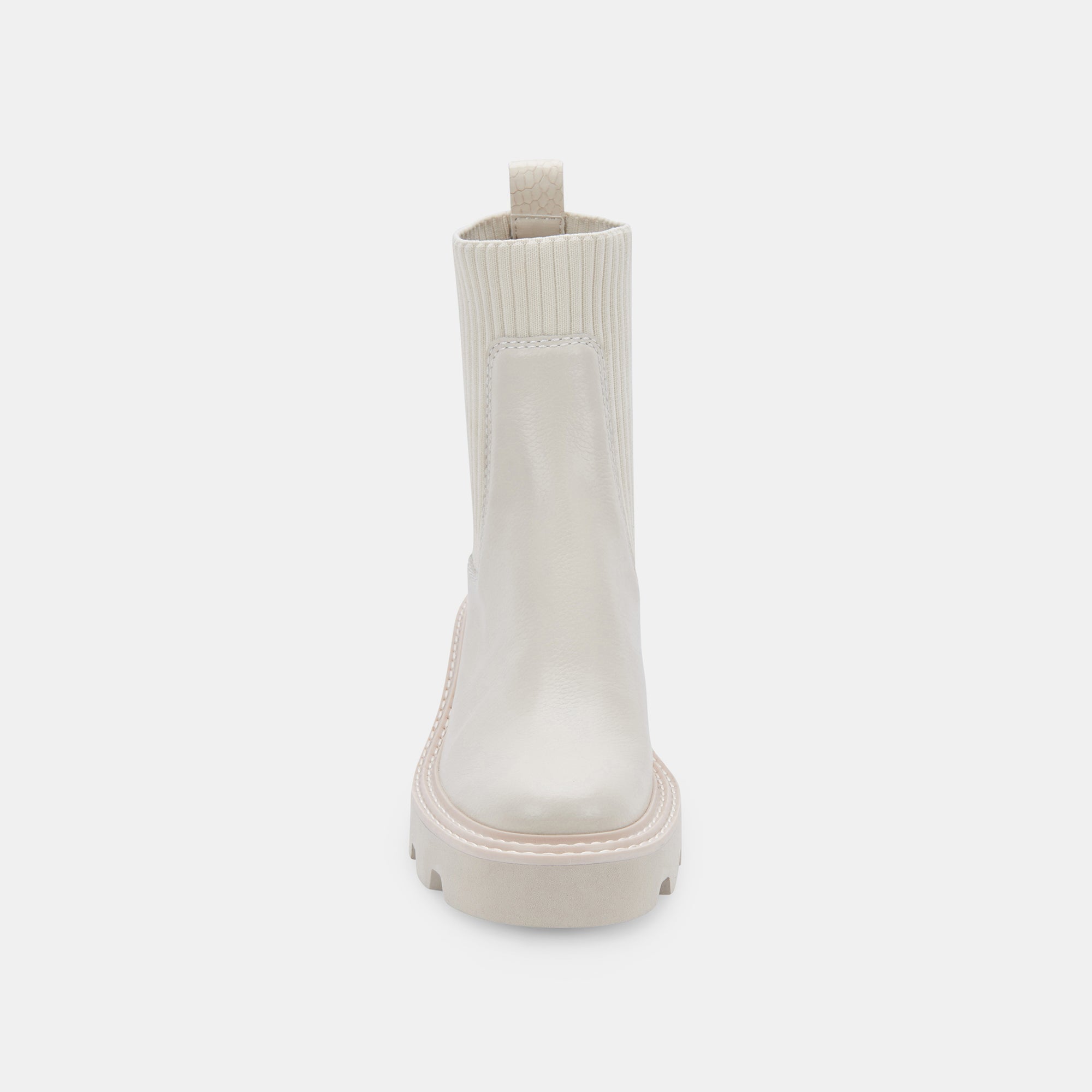 HOVEN H2O BOOTS IVORY LEATHER - Waterproof Leather Boots for Women, Comfortable & Stylish - Perfect for Hiking, Rainy Days & Outdoor Adventures