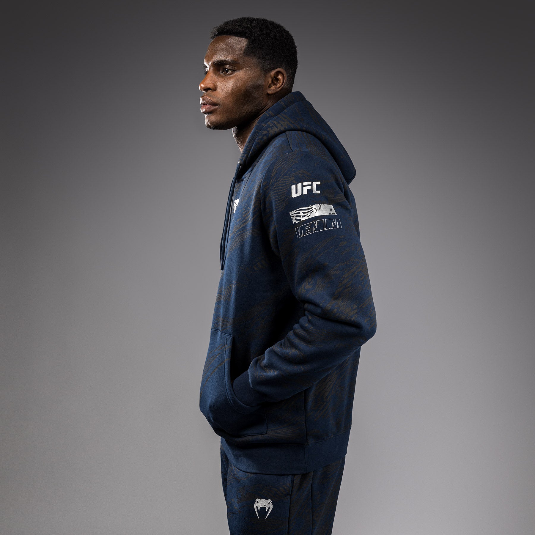 Venum UFC Fusion Fight Week Men's Pullover Hoodie - Oceanic Blue | MMA Training, Gym Workout & Casual Streetwear