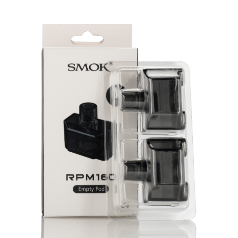 SMOK RPM160 Replacement Pods - 2 Pack Compatible with RPM160 Kit - Leak-Proof Vape Pods for Smooth & Flavorful Vaping - Perfect for On-the-Go Use & All-Day Vaping Sessions