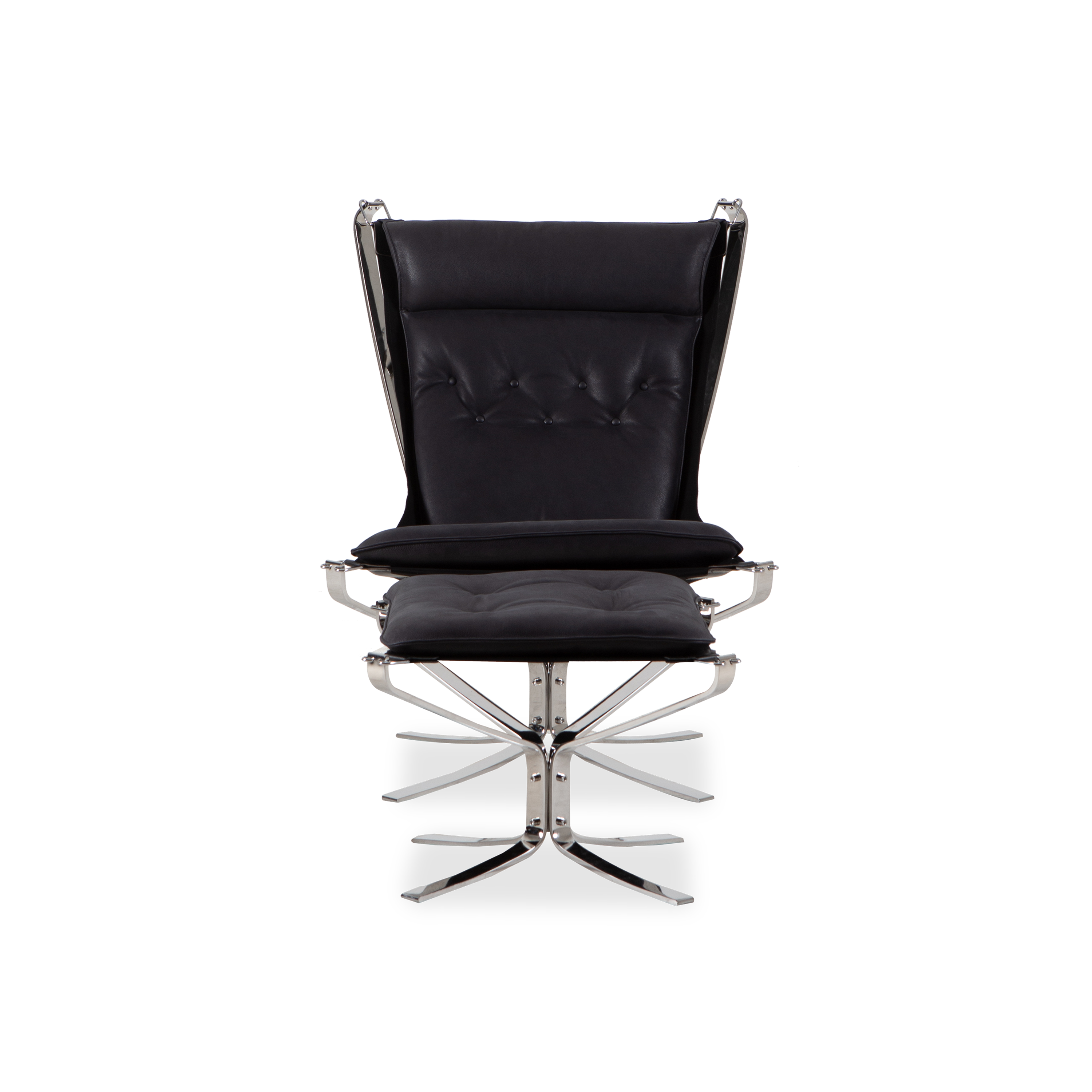 Falcon First Premium Recliner Chair and Ottoman Set - Comfortable Living Room Furniture for Relaxing, Reading & Watching TV