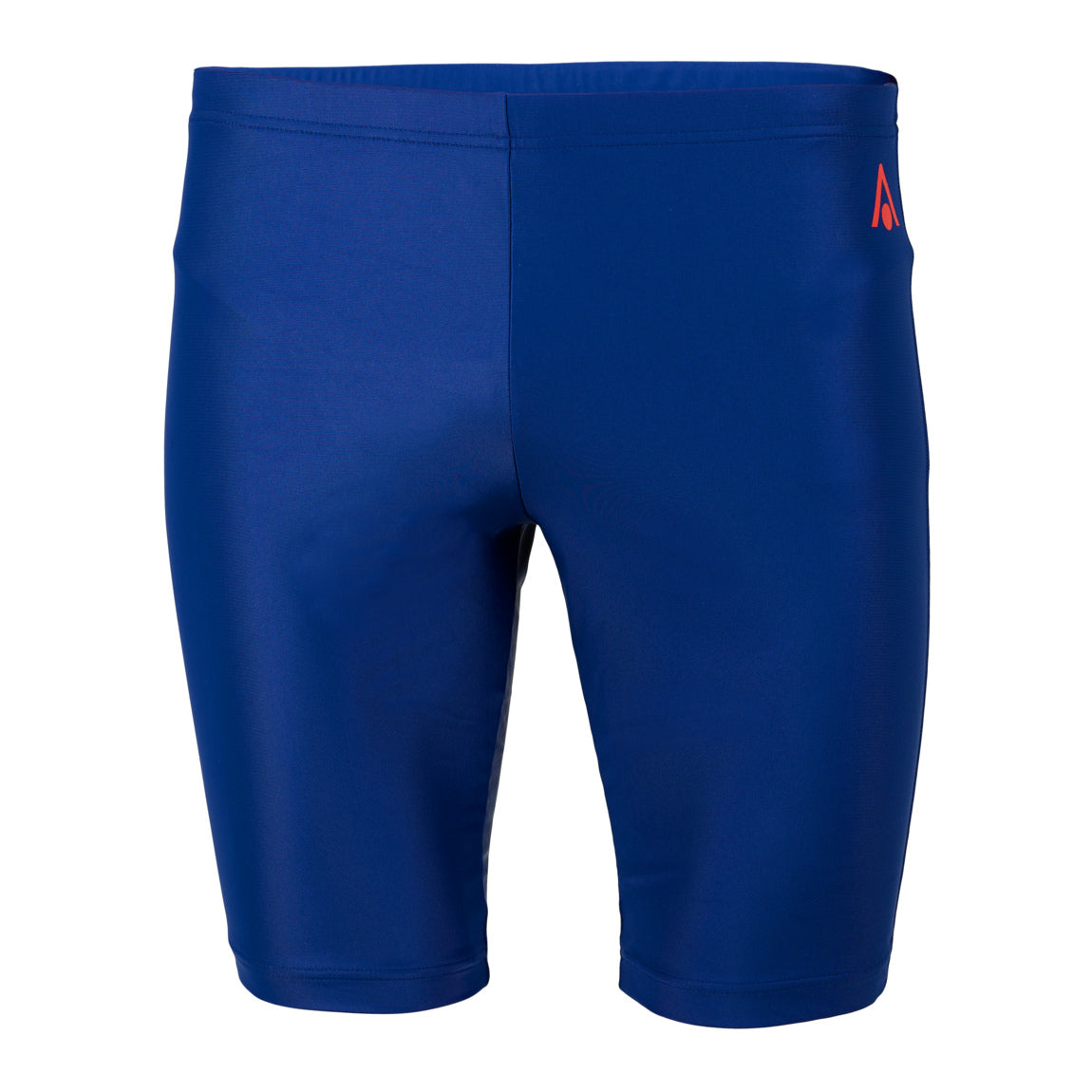 Aqua Sphere Men's Essential Jammer Swimwear - Navy Blue/Red Competitive Swim Shorts for Lap Swimming, Training & Water Sports