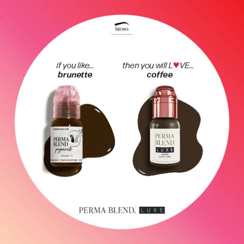 Perma Blend Luxe Coffee Pigment - Professional Tattoo Ink for Artists, Long-Lasting & Vibrant Color - Perfect for Tattooing, Permanent Makeup, and Cosmetic Procedures